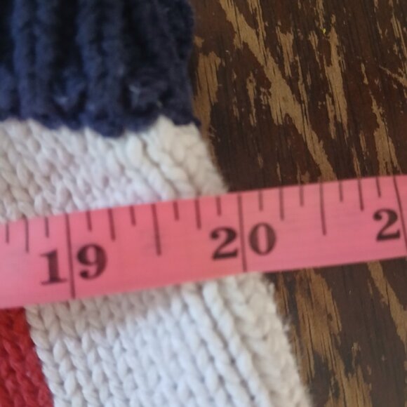 Vintage Just Better Sweaters Lisa Coufal USA Patriotic Sweater Vest Women's M - Picture 2 of 7